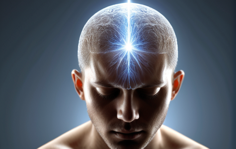 **Mental Resilience:** An inner light or subtle aura of serenity around their head, symbolizing focus, positive self-talk, and stress management techniques.