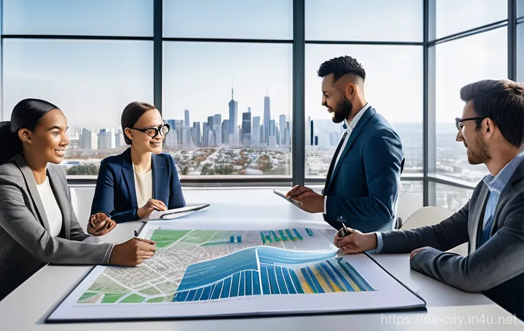 도시계획 이직 시 면접 준비 - **Prompt:** A vibrant, inclusive urban neighborhood in Germany showcasing diverse, affordable housin...